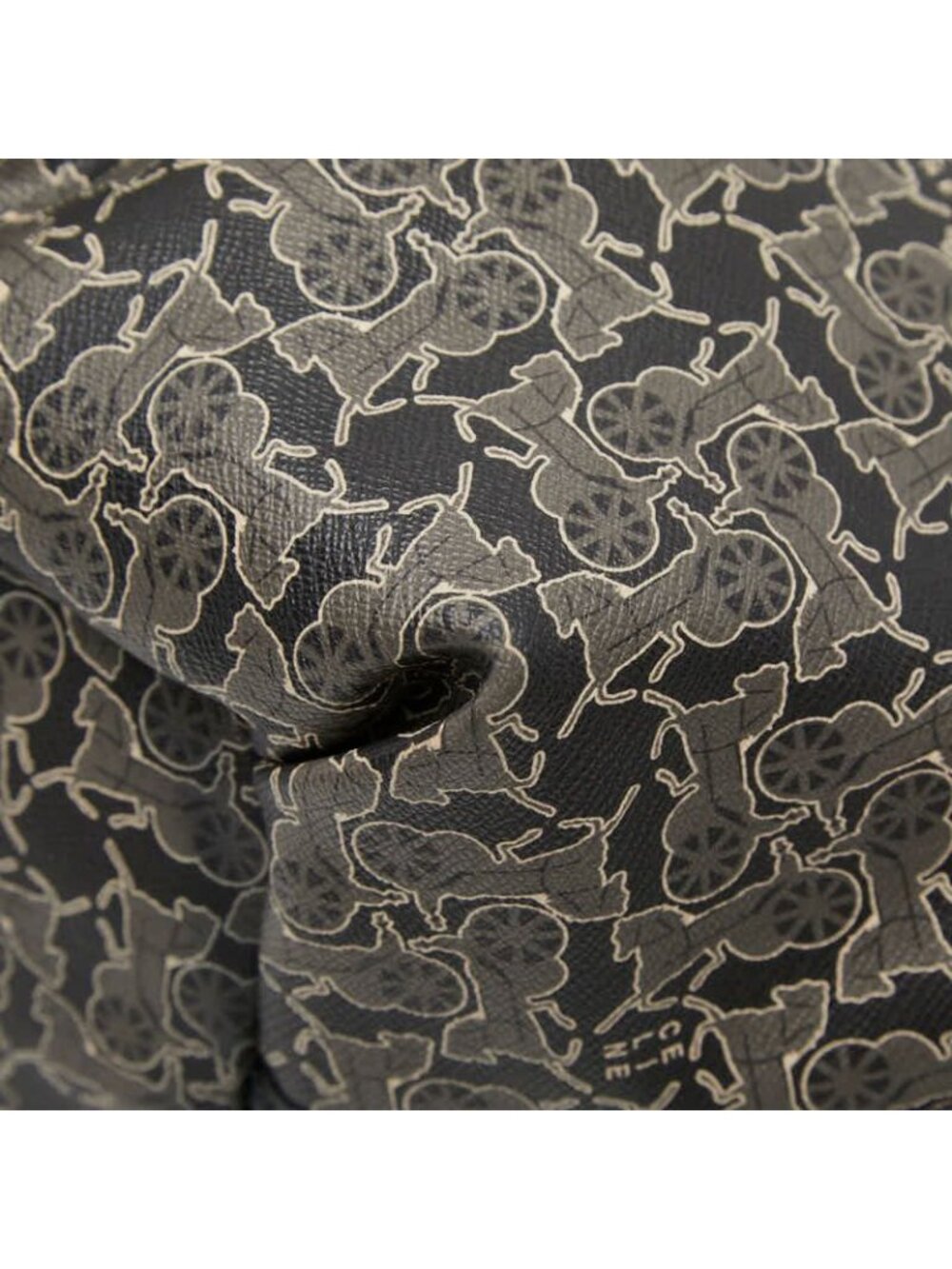 Celine Bittersweet Handbag Black Gray Leather - Picture 4 of 10